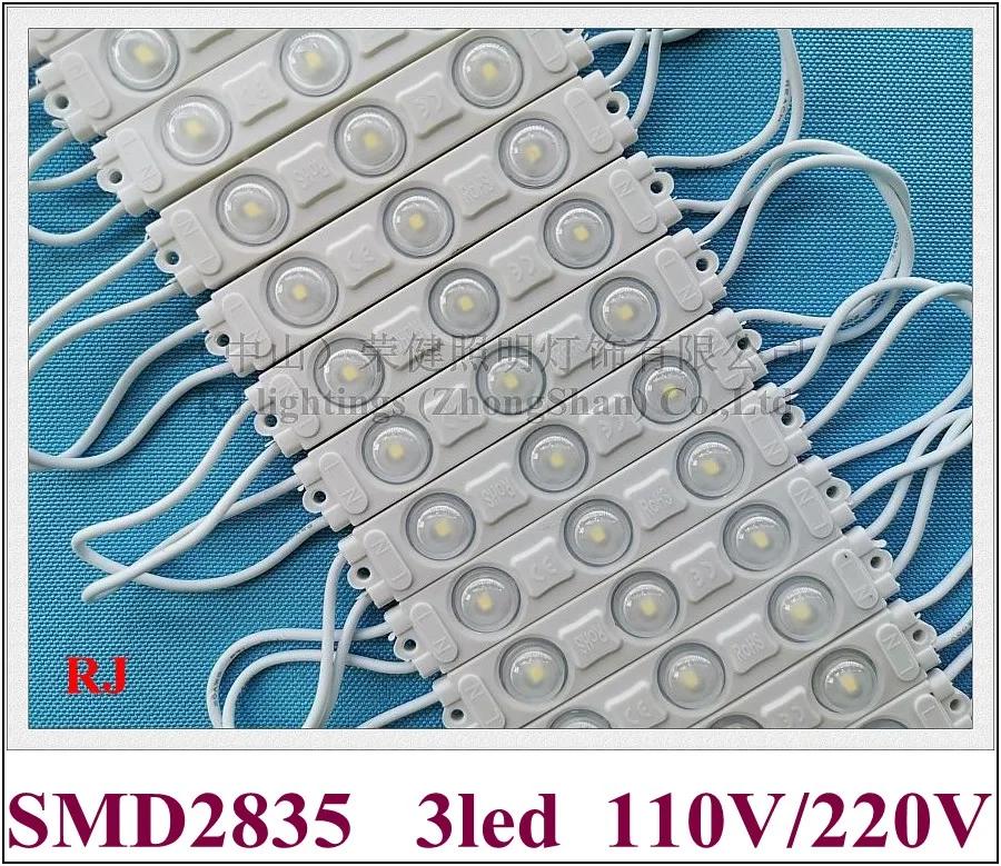 SMD 2835 3 LED 1.8W, IP65  LED  , AC 110V, AC 220V Է LED  , 75mm(L) x 14mm(W) x 8mm(H)